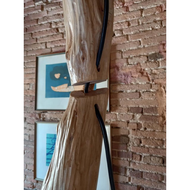 Wood Corinthia Lamp by Pietro Meccani, 1989 For Sale - Image 7 of 13