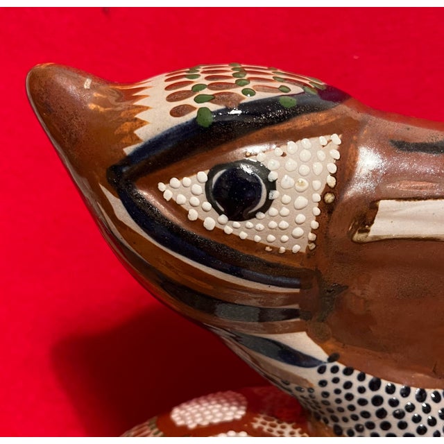 Ceramic Bird by Santana, Tonala, 1980s For Sale - Image 6 of 11
