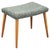 Mid-Century Modern Danish Upholstered Beech Stool, 1960s For Sale - Image 11 of 11