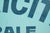 Mid 20th Century French Wooden Double Sided Blue Electricite Sign For Sale - Image 5 of 8