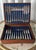 Late 19th Century Victorian English Wooden Box With a Complete Silver-Plated Flatware - 48 pcs For Sale - Image 16 of 18