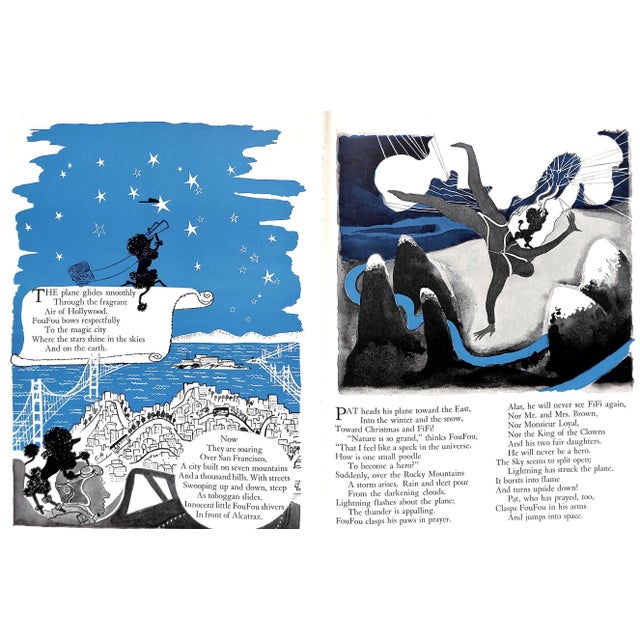 White "Fou Fou Discovers America" 1945 De Botton, Jean For Sale - Image 8 of 12