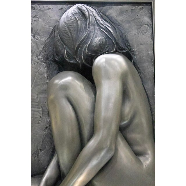 Contemporary Bill Mack "Longing" (2009) Bonded Bronze Wall Relief Sculpture For Sale - Image 3 of 3