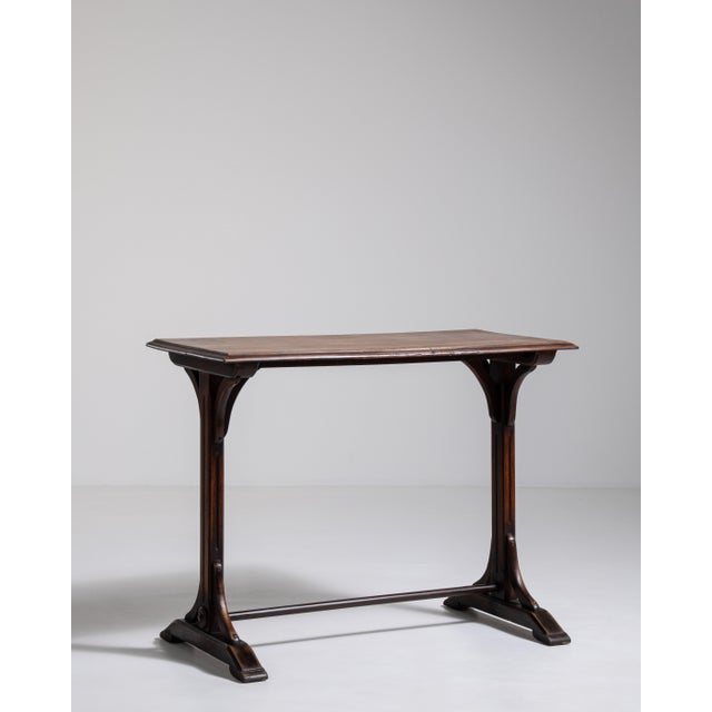 1900 - 1909 Thonet-Style Bentwood Bistro Table, Antique, France, Circa 1900 For Sale - Image 5 of 15