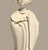 White Large Mid Century Modern Ceramic Mixed Finish Gump's Geisha Statue Figurine For Sale - Image 8 of 11
