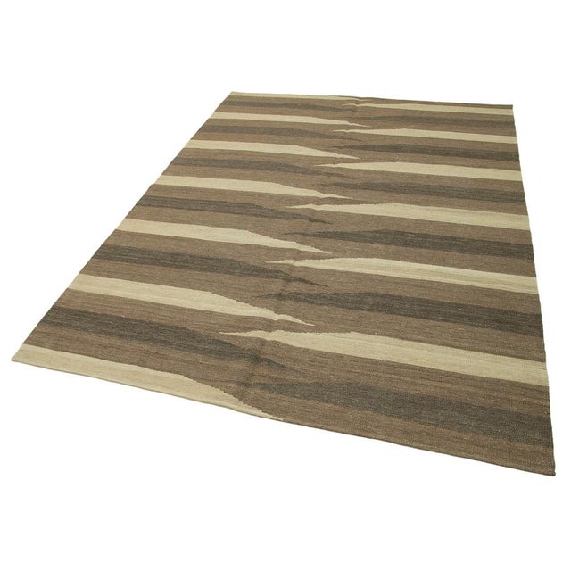 Flat Weave Kilim Rug For Sale - Image 3 of 7