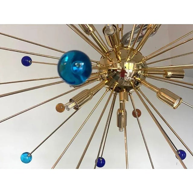 Star Murano Glass Sputnik Chandeliers by Simoeng, Set of 2 For Sale - Image 10 of 11