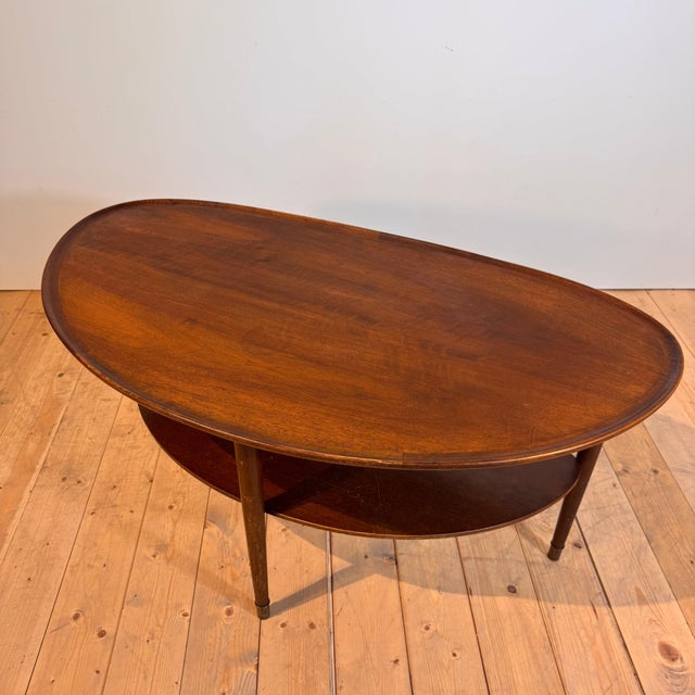 Danish teak coffee table, 1950s
