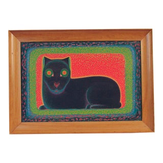 Circa 1960 After Beniamino Bufano "Press Club Cat" Print For Sale