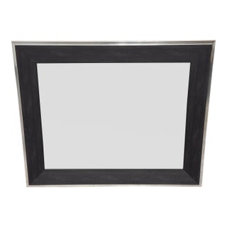 Bp Industries Contemporary Framed Wall Mirror For Sale
