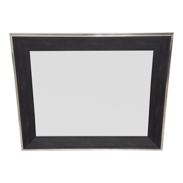 Bp Industries Contemporary Framed Wall Mirror For Sale