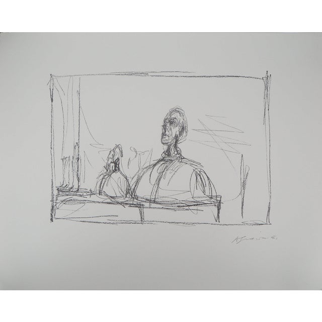 Alberto Giacometti, Buste à l’atelier, Lithograph For Sale