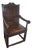 English Oak Wainscot Armchair, 1690 For Sale