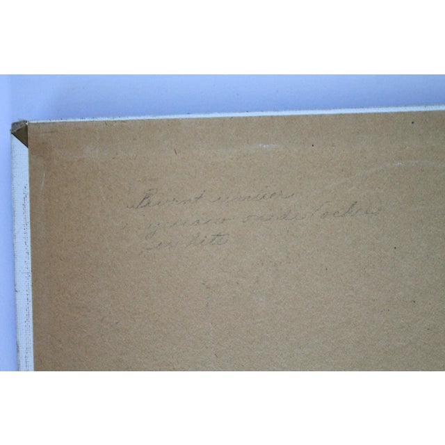 Vintage Unframed Moody Still Life Painting on Board For Sale - Image 10 of 14