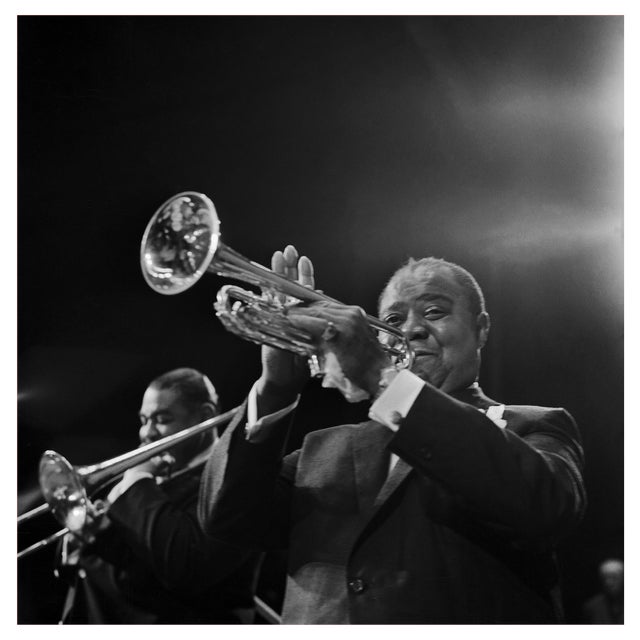 Tassilo Leher, Louis Armstrong, Berlin, 1965, Photograph For Sale