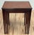 Traditional Vintage Heritage-Henredon Leather and Mahogany Nesting Table Trio For Sale - Image 3 of 13