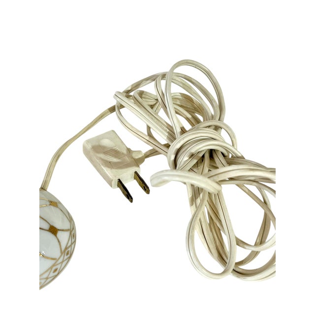 Ceramic Vintage Hollywood Regency Porcelain Light Switch Extension Cord For Sale - Image 7 of 9