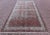 1950s Vintage Chinese Hand Knotted Red Floral Desing Oushak Area Rug For Sale - Image 13 of 13