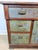19th Century Antique Primitive Cabinet Dry Sink Washstand Cupboard For Sale - Image 4 of 18