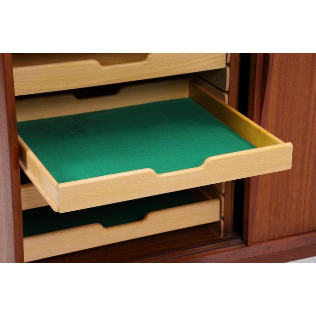 Vintage Teak Highboard by Omann Jun, 1960s For Sale - Image 11 of 18