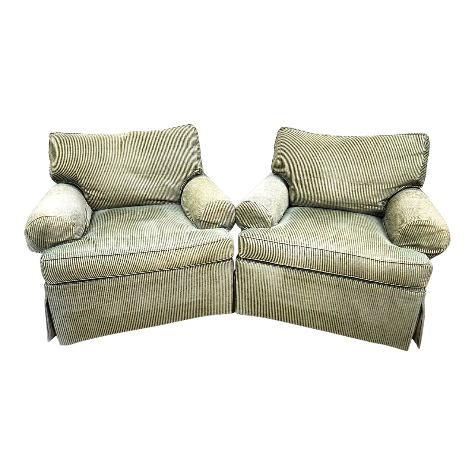 Oversized Lounge Chairs by Hickory Chair Furniture Company Set of 2