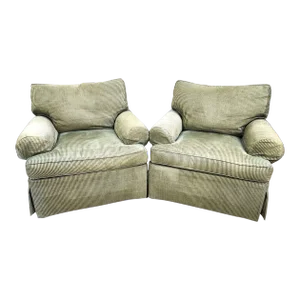 Oversized Lounge Chairs by Hickory Chair Furniture Company - Set of 2