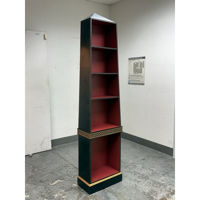 Traditional Chelsea House Pagoda Top Bookshelf For Sale - Image 3 of 12