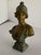 Victorian miniature specter bust of Lydia. The piece stands 5 3/4" tall, and has a beautiful old patina, with some flaking...
