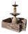 Antique Italian Hand-Carved Marble Fountain with Classic Shaped Basin For Sale