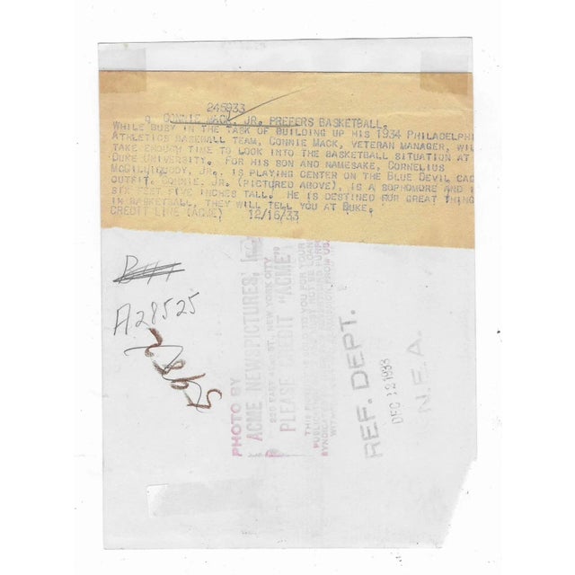 Figurative 1933 University of Southern California Football Photograph For Sale - Image 3 of 3