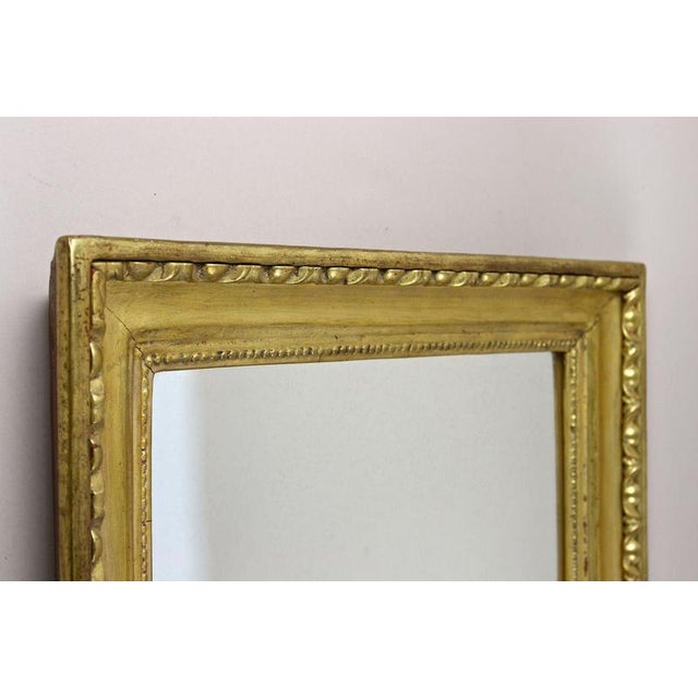 Biedermeier Gilt Wall Mirror with Bulls Eye Bars, Austria, 1830s For Sale - Image 4 of 18