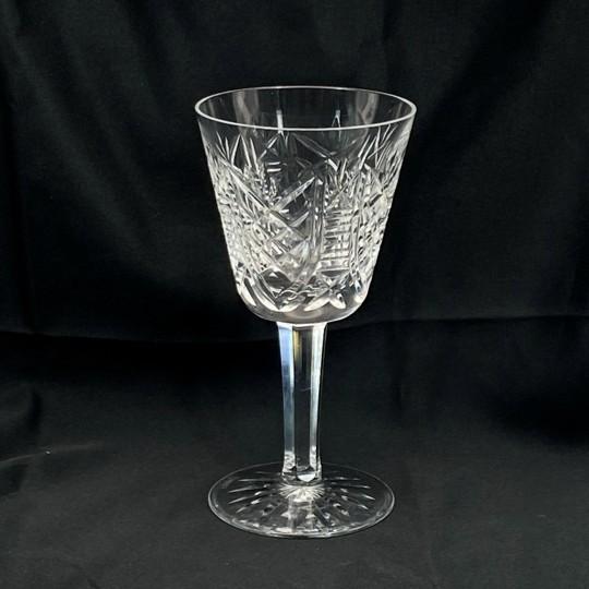 Hollywood Regency Vintage Waterford Crystal “Clare” Claret Wine Glasses - Set of 6 For Sale - Image 3 of 14