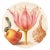Botaniste Flower Side Plates, Set of 4 For Sale - Image 4 of 8