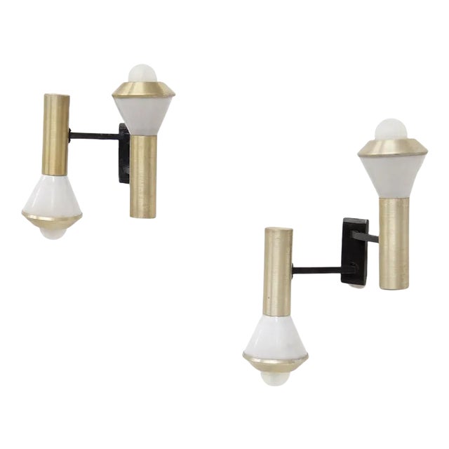 Vintage Wall Lamps from Stilux, Set of 2 For Sale