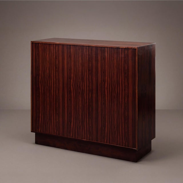 1970s Brazilian Rosewood Gentleman's Dresser Chest by Westnofa Sweden For Sale - Image 5 of 7