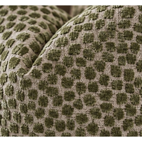Mid-Century Modern Pair of Kravet Thom Filicia Flurries Forest Green Velvet 22" Pillows For Sale - Image 3 of 4
