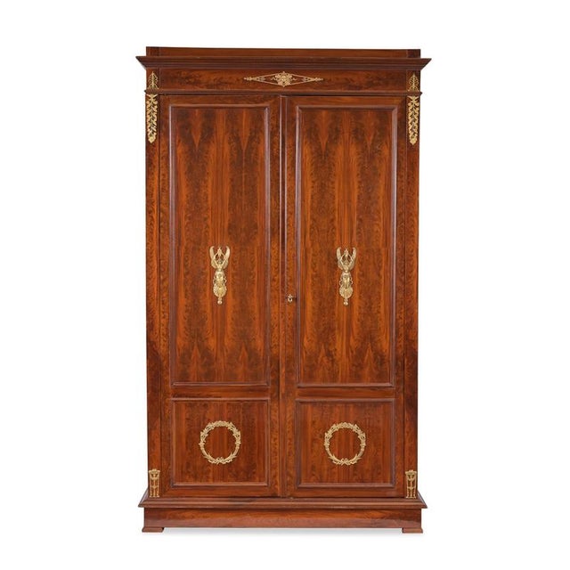Purple Antique Mahogany Wardrobe, France, 1810s For Sale - Image 8 of 8