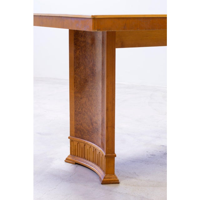 Brown Swedish Grace Desk in the style of Hjorth, 1920s For Sale - Image 8 of 14