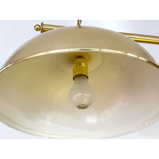 Large Vintage Pendant Light in Brass from Honsel, 1960s For Sale - Image 18 of 18
