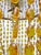 1960s Vintage Amber Glass Beaded Basket Chandelier With Ornate Brass Frame For Sale - Image 5 of 9
