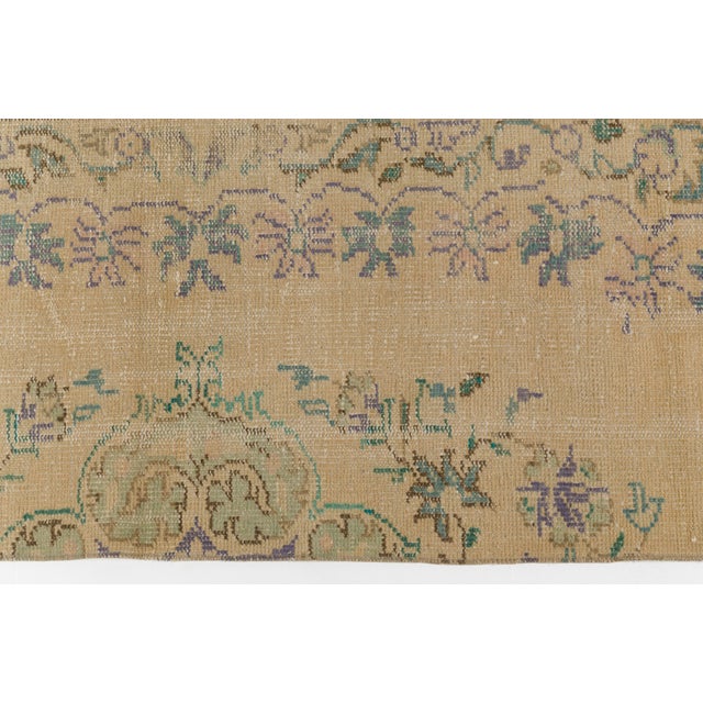 Textile Vintage Anatolian Hallway Runner Rug For Sale - Image 7 of 9