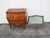 Wood French Marble Top Bombay Serpentine Inlay Commode Dresser Bathroom Vanity 6230 For Sale - Image 7 of 17