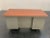 1960s Painted Metal Desk with Brown Leatherette Top from Mermelada Estudio, 1960s For Sale - Image 5 of 13
