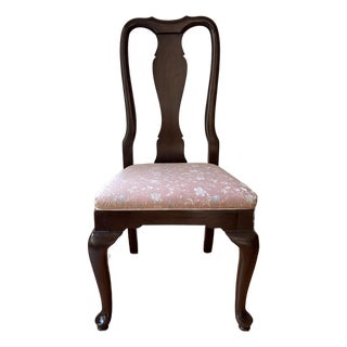 Ethan Allen Georgian Court Solid Cherry Traditional Style Dining Side Chair 11-6211 For Sale