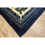 Late 19th Century 1890s Ivory and Blue Antique Cloud Band Design Chinese Dragon Peking Rug For Sale - Image 5 of 9