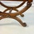 1970s 1970s Vintage French Empire Neoclassical Hollywood Regency Style X-Base Bench For Sale - Image 5 of 15