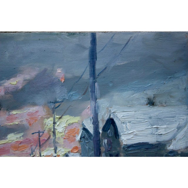 Winter Dusk, Contemporary Landscape Oil Painting For Sale In Reno/Lake Tahoe - Image 6 of 10