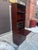 Brown Rosewood Bar Cabinet, Mid-20th Century, Adjustable Glass Shelves, 1975 For Sale - Image 8 of 9