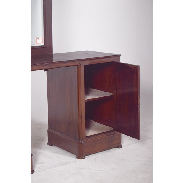 1920s Vintage Portuguese Dressing Table with Mirror, 1920s For Sale - Image 5 of 12