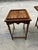 Brown Pair of 1970s Wooden Carved Nesting Game Tables With Flip-Up Sides For Sale - Image 8 of 12